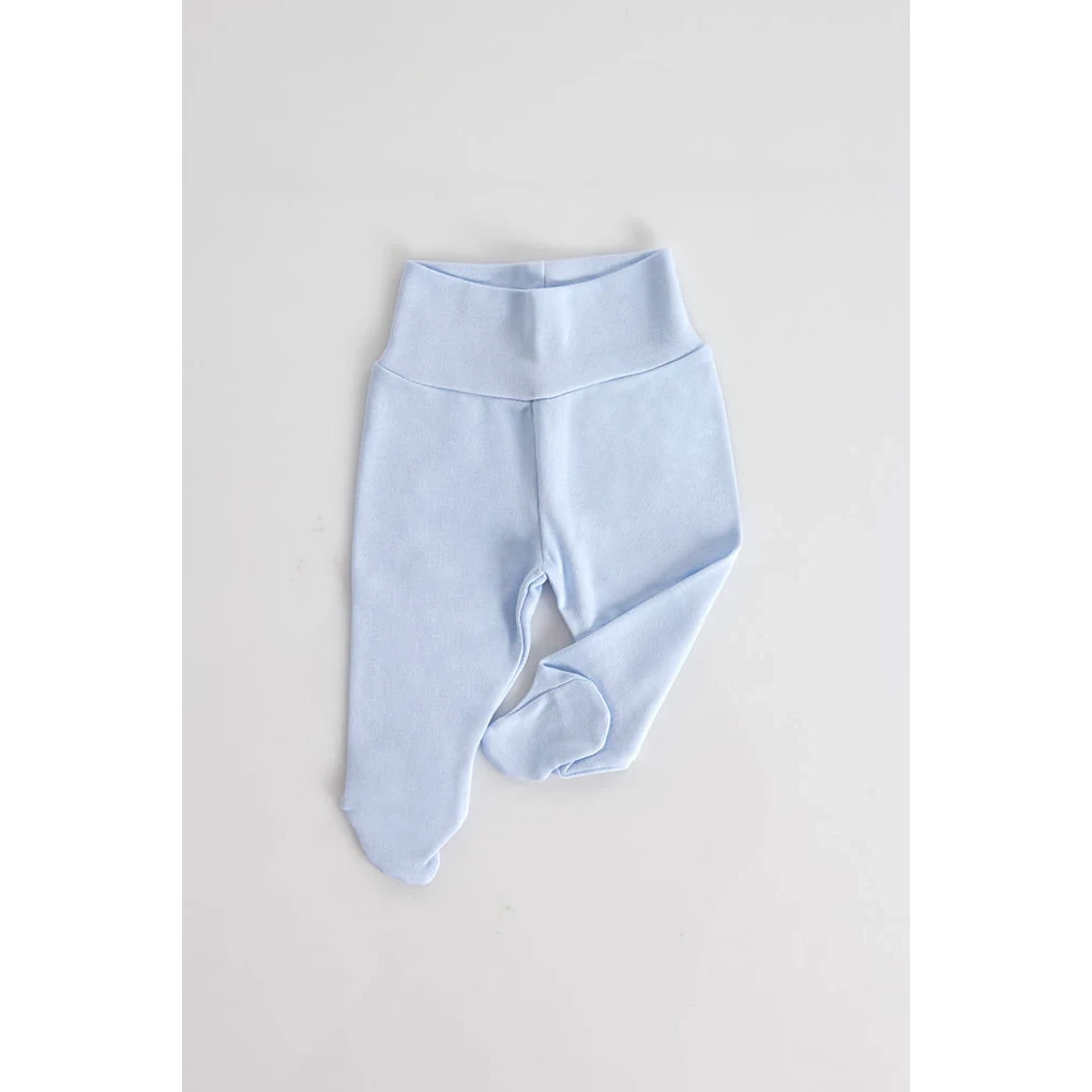 Pantaloni Baby In Cotone Garzato, Colore Blu