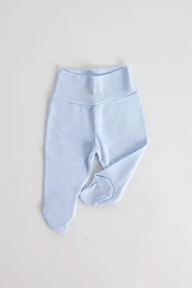 Pantaloni Baby In Cotone Garzato, Colore Blu