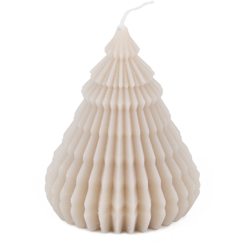Árbol de velas beige moderno