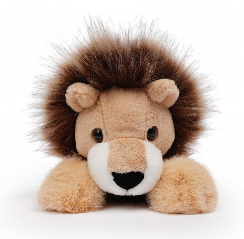 One Love Plush Toy - Male Lion Leonard Yellow and Brown