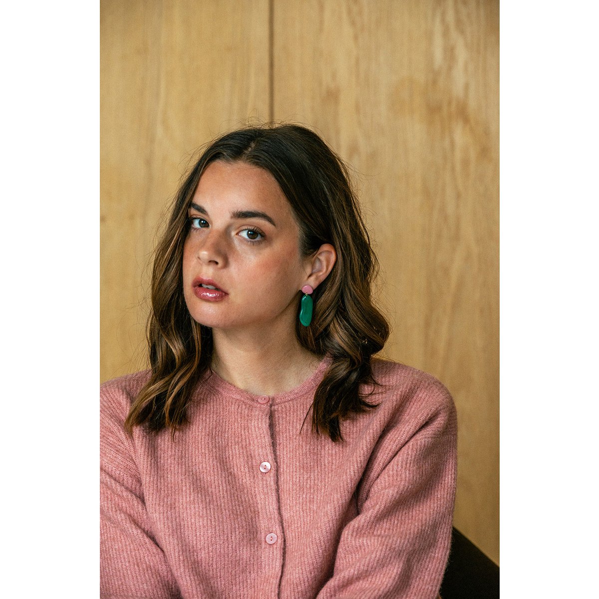 Boucles d'oreilles Nora - Bloom / Émeraude