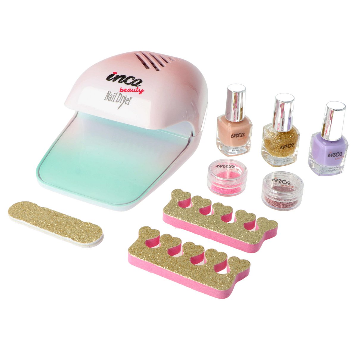 Children's Manicure Set - 5 Polishes and Nail Dryer