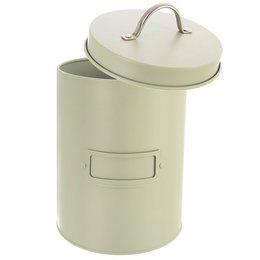 Lagerbehälter Metall grünlich 2,2 l