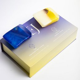 Crystal soap gift set - Lapis Lazuli and Tiger's Eye