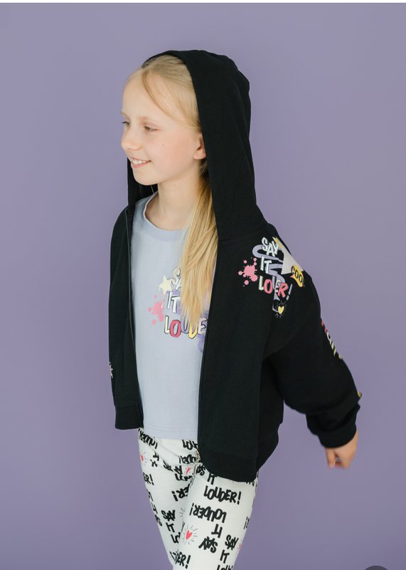 Chloé Cool - Veste à capuche noire