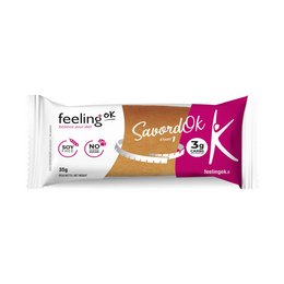 Savory coconut-flavored cookies with added protein, featuring a round, soft shape.