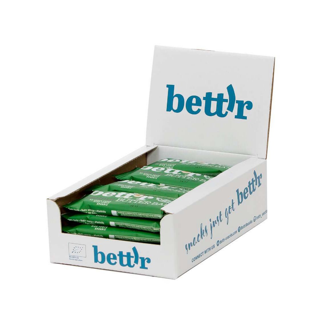 Hazelnut Butter Bar, organic, Bett'r, 30g