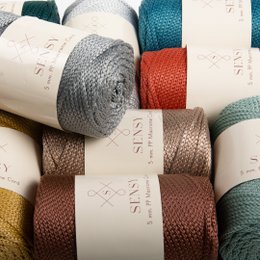 Cordoncino macramè Sensy Premium da 5 mm - 104 iarde, 100% poliestere