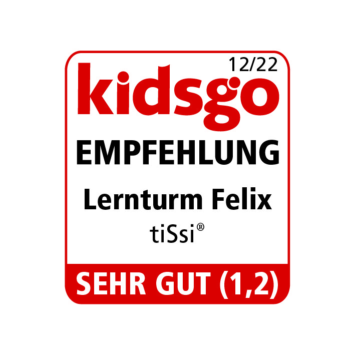tiSsi® Lernturm FELIX Buche WEISS