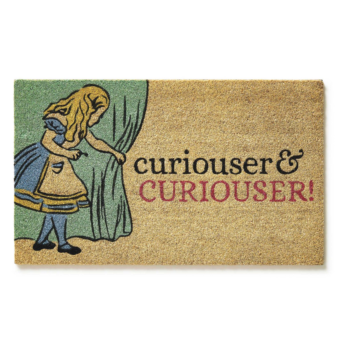 Victoria and Albert Museum Curiouser and Curiouser Coir Deurmat