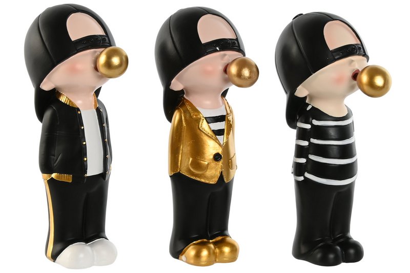 FIGURA RESINA 10X6,5X19,5 CHICO 3 SURT. FD209621