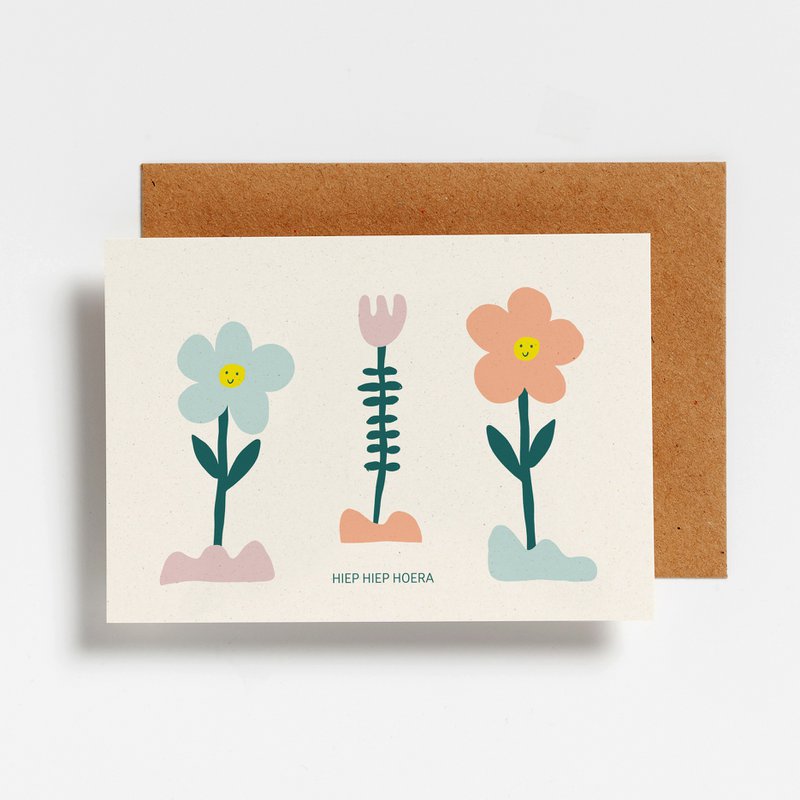 POSTCARD - HIEP HIEP HOERA