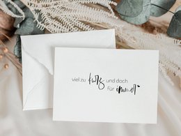 Déclaration de carte postale "pour toujours"