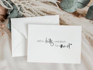 Postcard "Forever" verklaring