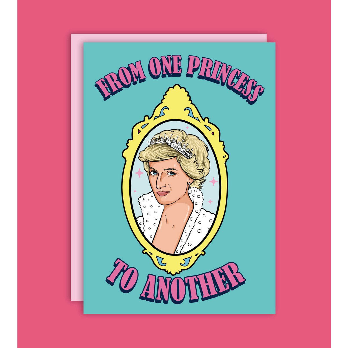 From One Princess To Another Princess Diana Greeting Card 