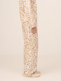 Hvide Bambi Deer Print Pyjamasbukser