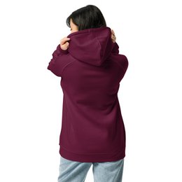 Lipstickjungle unisex økologisk raglan hættetrøje