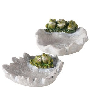 Boltze Home Bird drinking pool with frogs