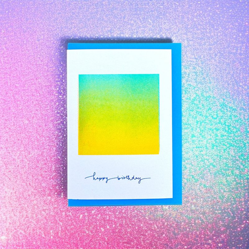 Sunset Wishes blue