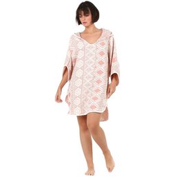 Poncho de plage en gaze de coton