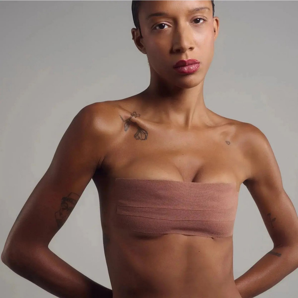 The Bra-Free Kit — Reusable Silicone Nipple Covers + Boob Tape