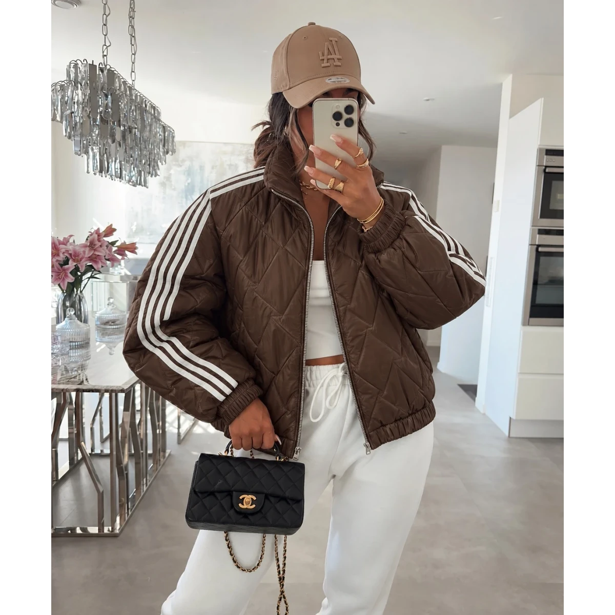 Marron Clair Taille unique