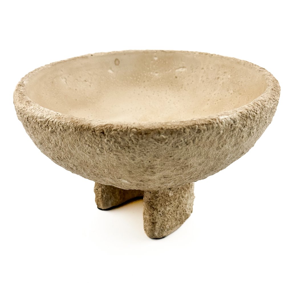Earthenware tray beige