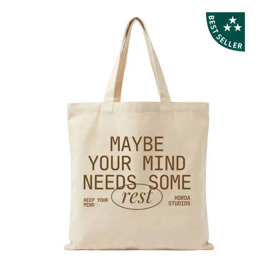 Horda Canvas Bag Shopper in Cotone 100%