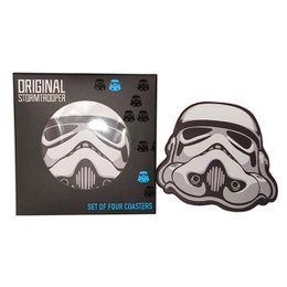 Das Original Stormtrooper-Set mit 4 Korkuntersetzern