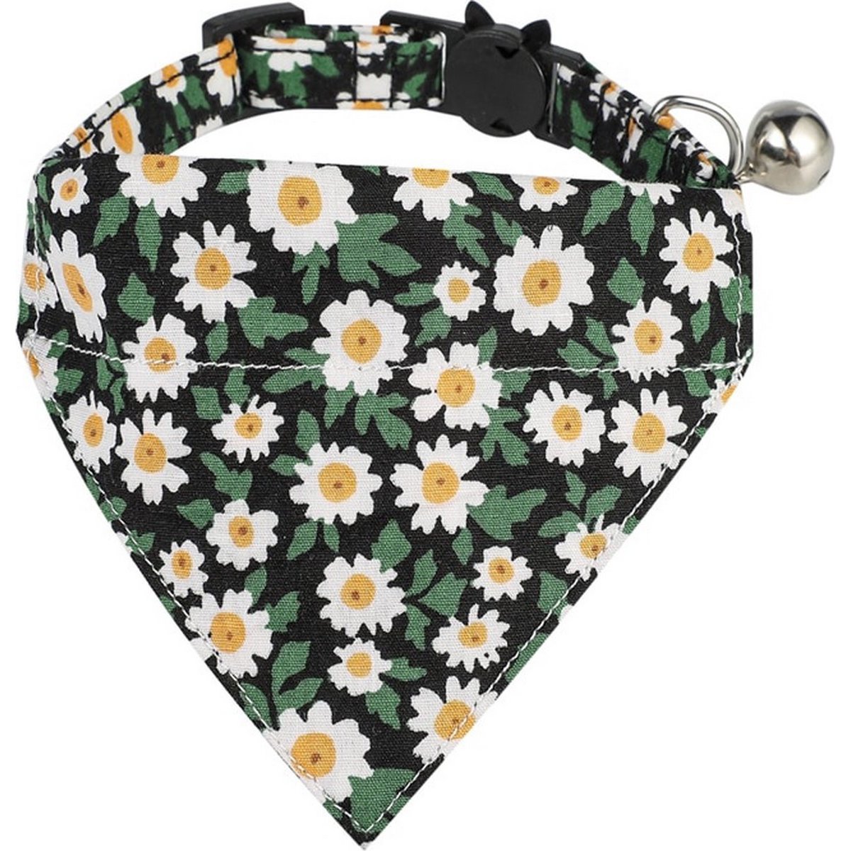 ByTiekeman – Katzenhalsband – Schwarz/Weiß – 20–30 cm