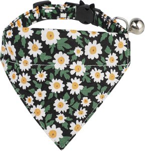 ByTiekeman - Cat Collar - Black/White - 20-30 cm
