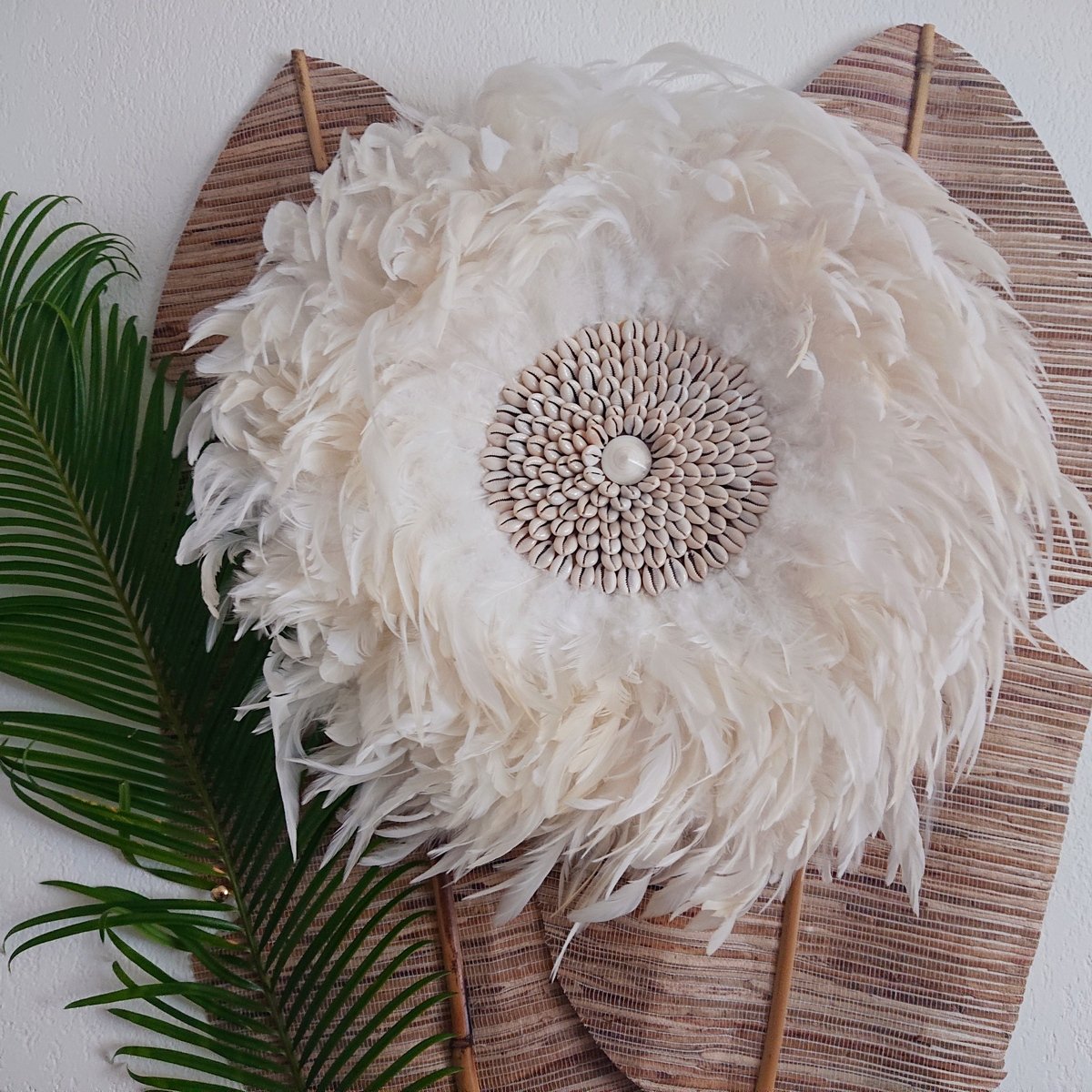JUJU HAT WHITE, SHELL - 50 cm