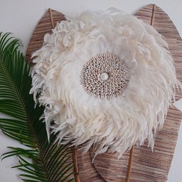 JUJU HAT WHITE, SHELL - 50 cm