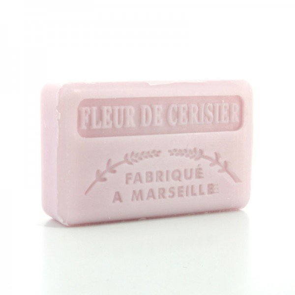 5x Savon de Marseille Kersenbloesem Zeep – Handgemaakt & Verrijkt met Biologische Shea Butter – Luxe Hydraterende Zeep – Parabeenvrij – 4 oz (5 stuks)
