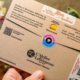 Box of 6 Alice in Wonderland Letterpress Cards (with envelopes)