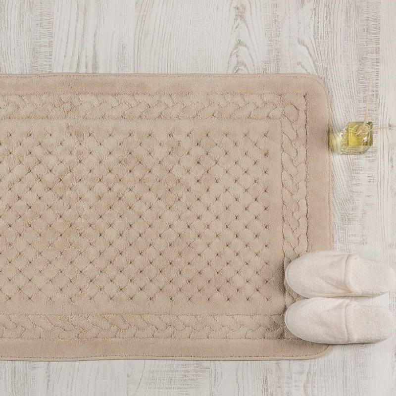 Lace Luxurious Cotton Bath Mat