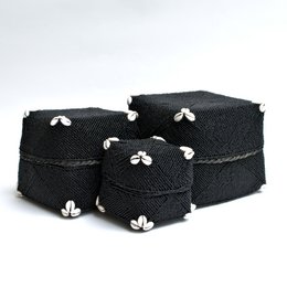Zwarte Bella dozen - set van 3