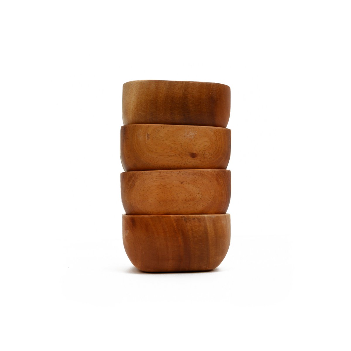Handmade Tableware - Square Bowl 10x10 cm - Eco-friendly - Khaya wood
