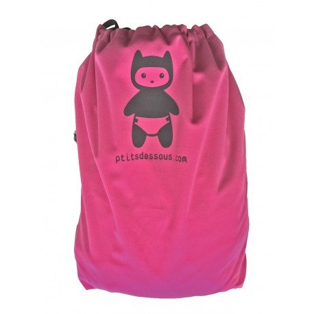 Bolsa de pañales de tela impermeable P'tits Dessous 35x45 cm