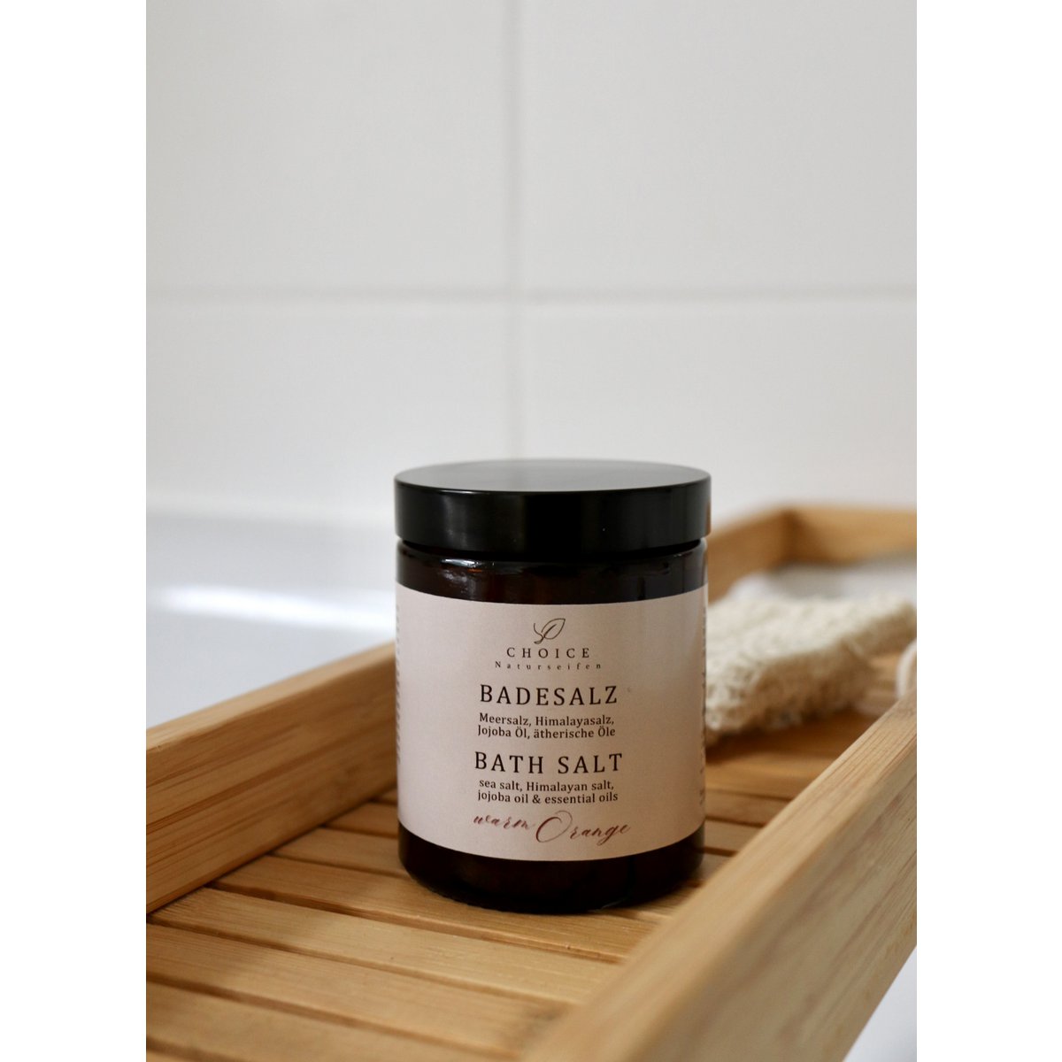 BATH SALT with jojoba oil and essential oils