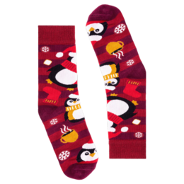 Christmas Penguins Socks