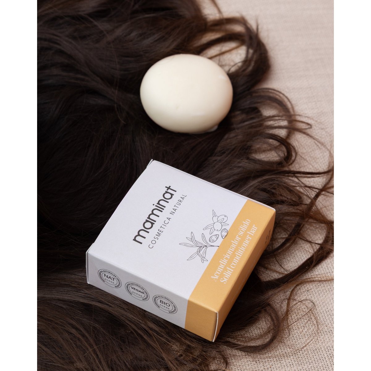 FESTES CONDITIONER – Pflegt und repariert das Haar mit Argan, Kokosnuss und Sanddorn