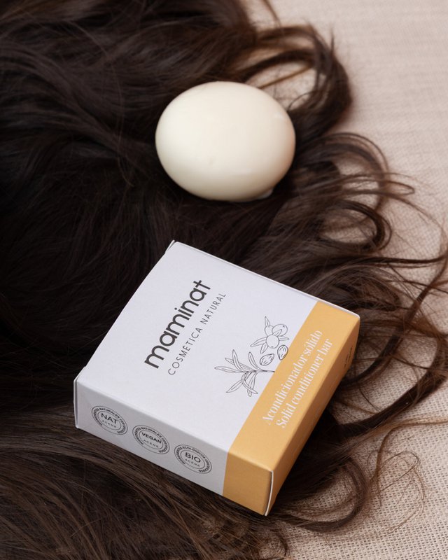 SOLID CONDITIONER - Nærer og reparerer håret med argan, kokos og havtorn