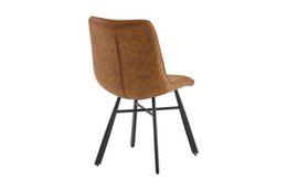 Krzesła do jadalni - Dexx - Cognac - Microfiber - Zestaw 2