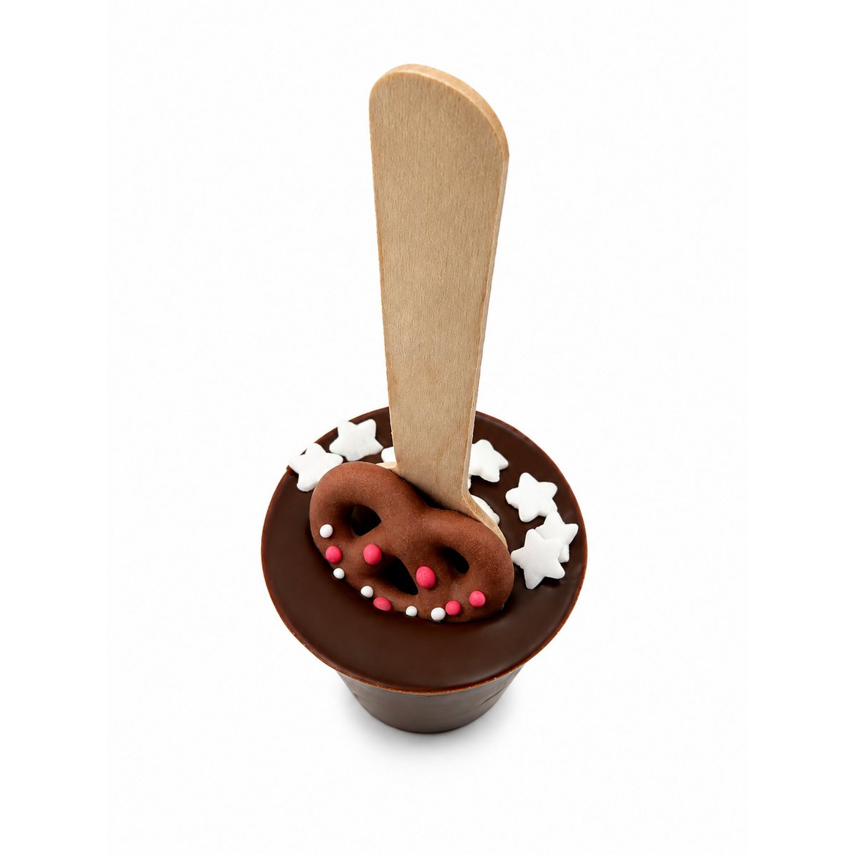 Melk Drinkchocolade Stick Kerstmis