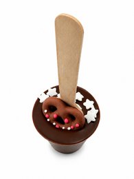 Melk Drinkchocolade Stick Kerstmis