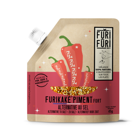 Furikake Chili - Sesam- en zeewierkruiderij - zoutalternatief 45G