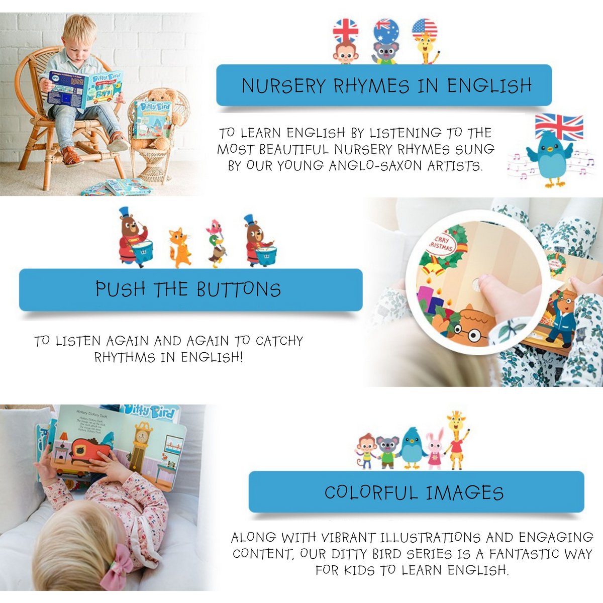 Ditty Bird Baby Sound Book: Nursery Rhymes