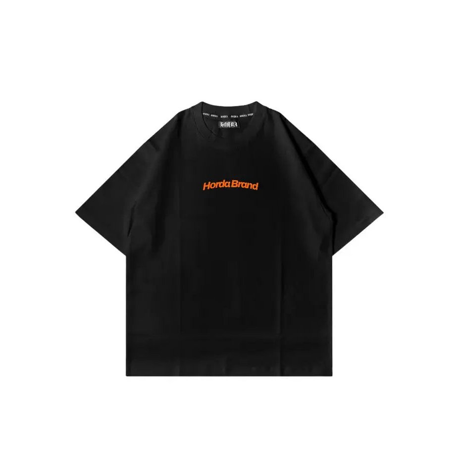 Risk T-Shirt Nera 100% Cotone Made in Italy | Horda Brand