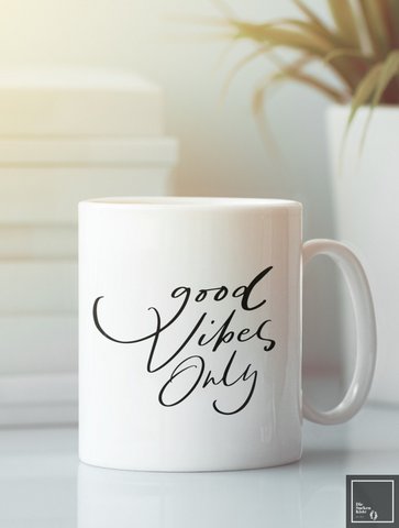 Kaffeebecher good vibes only